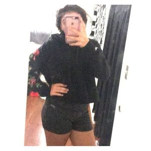 Black box Hollister rose hoodie